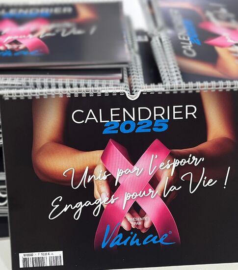 Vente calendrier 2025 - soutenez une noble cause tout en planifiant votre année !