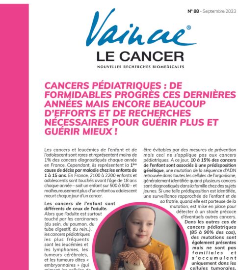 Votre journal VAINCRE n°88 vient de paraître