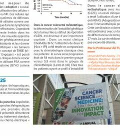 RETOUR SUR LES CONGRES MONDIAUX AACR ET ASCO 2025