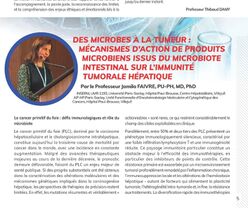 Des microbes à la tumeur : mécanismes d’action de produits microbiens issus du microbiote intestinal sur l’immunité tumorale hépatique