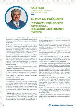 Le cancer, l’intelligence artificielle… et surtout l’intelligence humaine